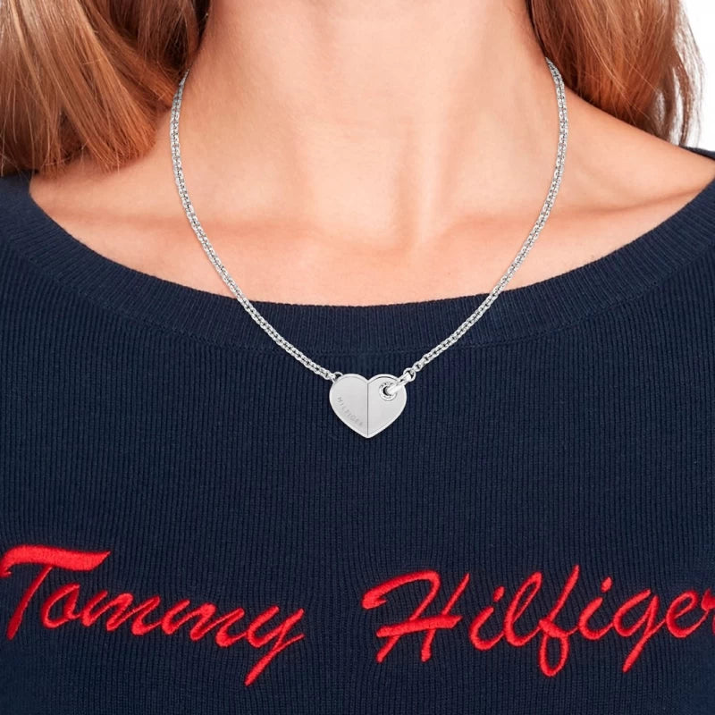 TOMMY HILFIGER hálsmen með zirkonia