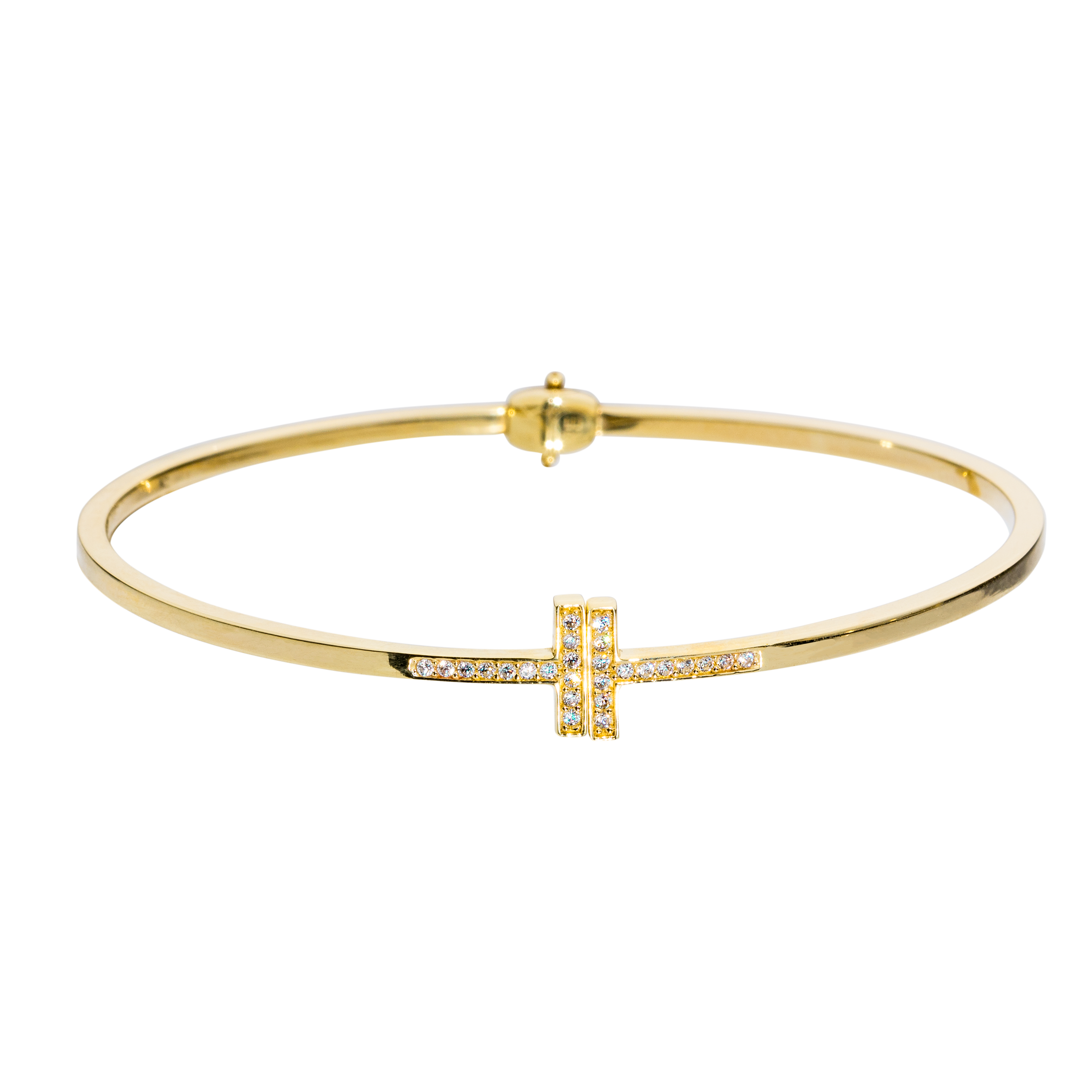 Gullarmband með zirkonia 14k