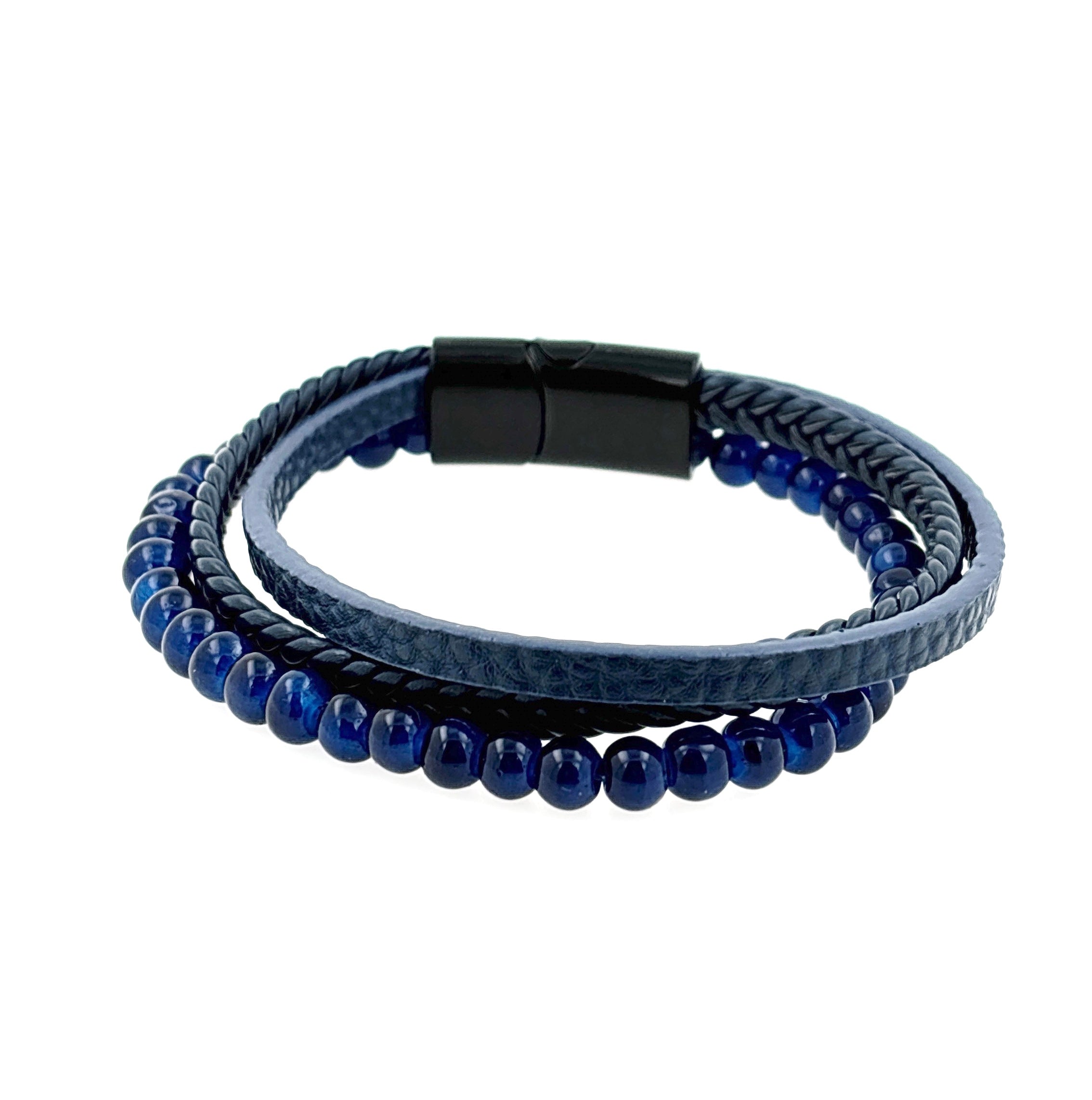 MIRA Bead herraarmband | Lapis