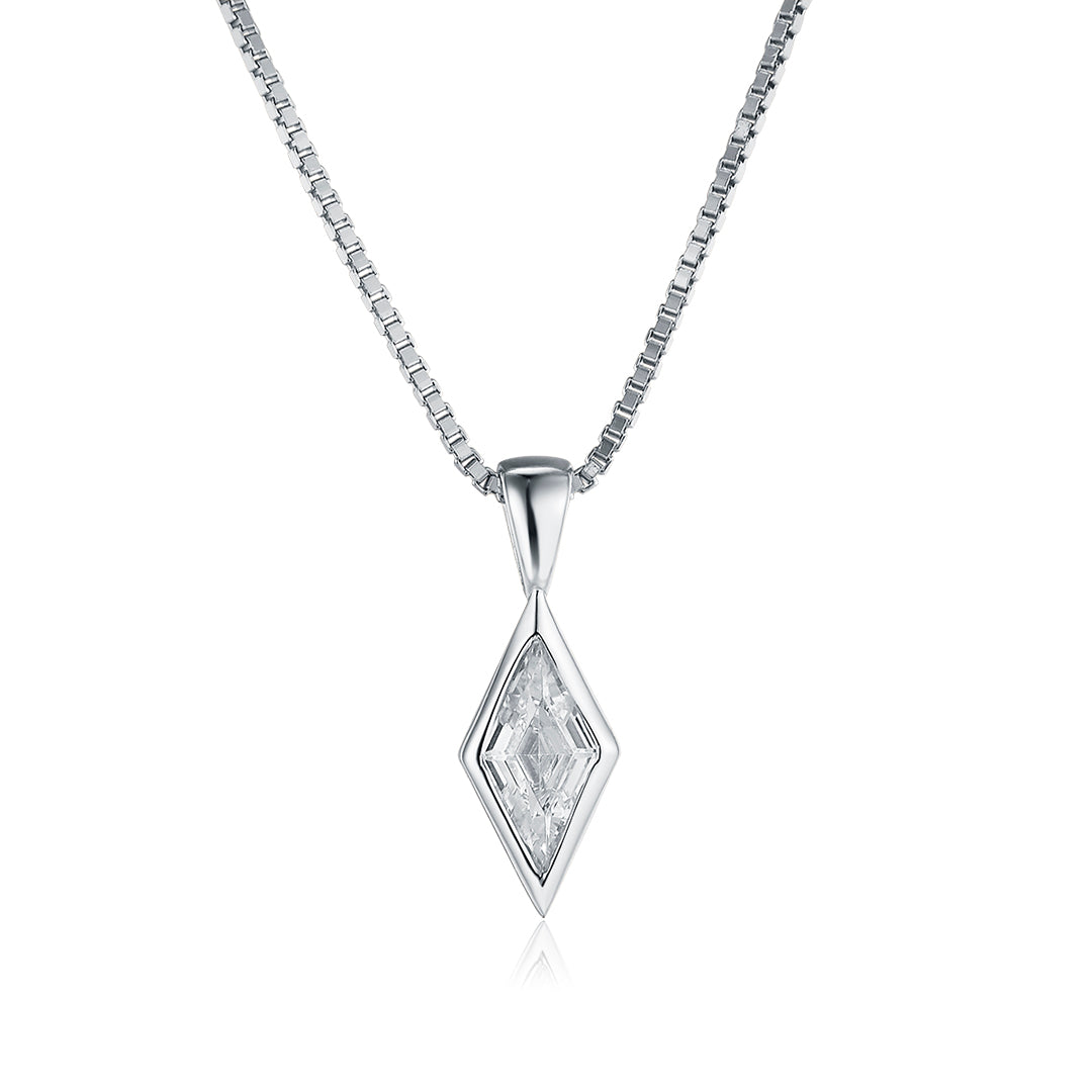 VERA DESIGN Diamond silfurhálsmen með zirkonia