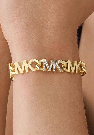 MICHAEL KORS gyllt armband með zirkonia