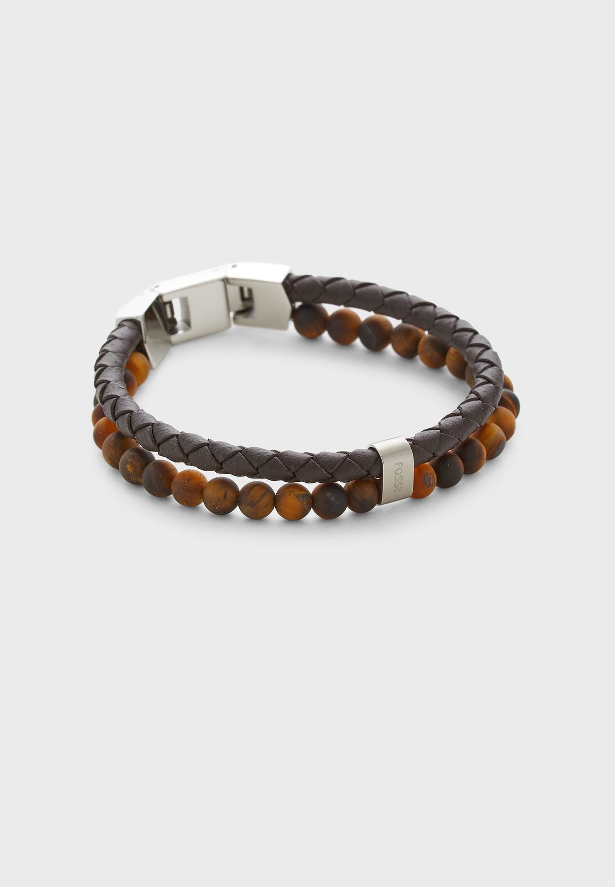 FOSSIL herraarmband með Tiger Eye