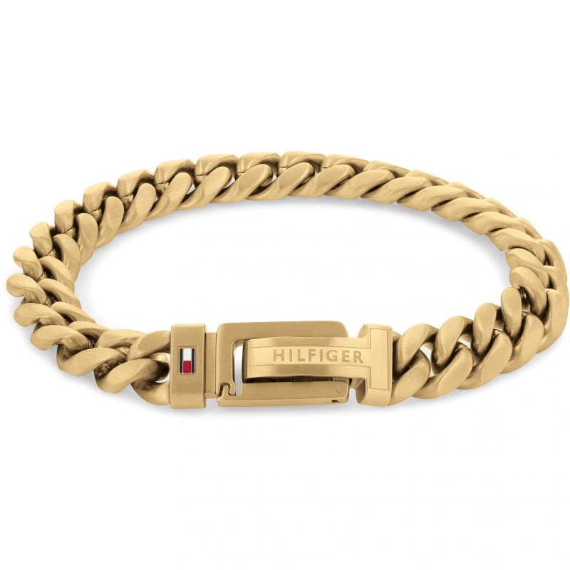 TOMMY HILFIGER gyllt herraarmband