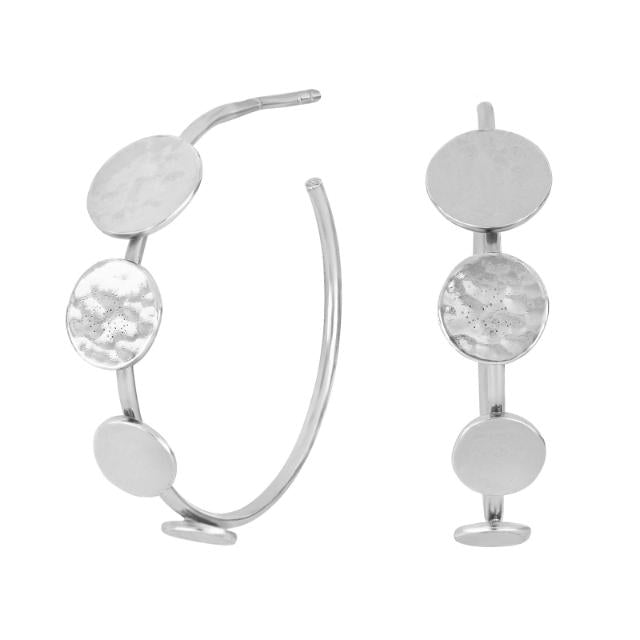 NORDAHL JEWELLERY Blink silfureyrnalokkar