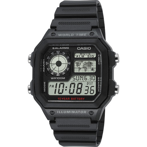 CASIO Timeless Collection AE-1200WH-1AVEF 'Casio Royale'