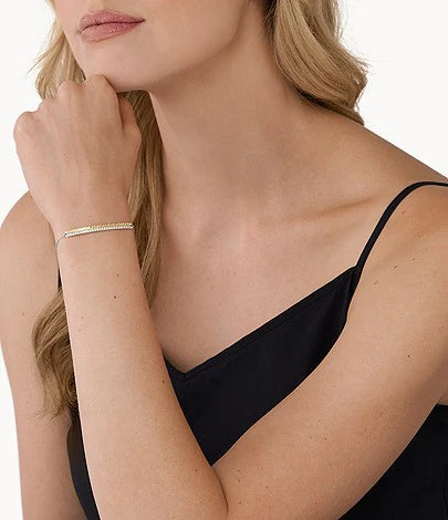 MICHAEL KORS Gyllt armband með zirkon steinum