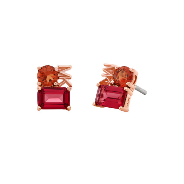 MICHAEL KORS Mixed Stone Stud eyrnalokkar