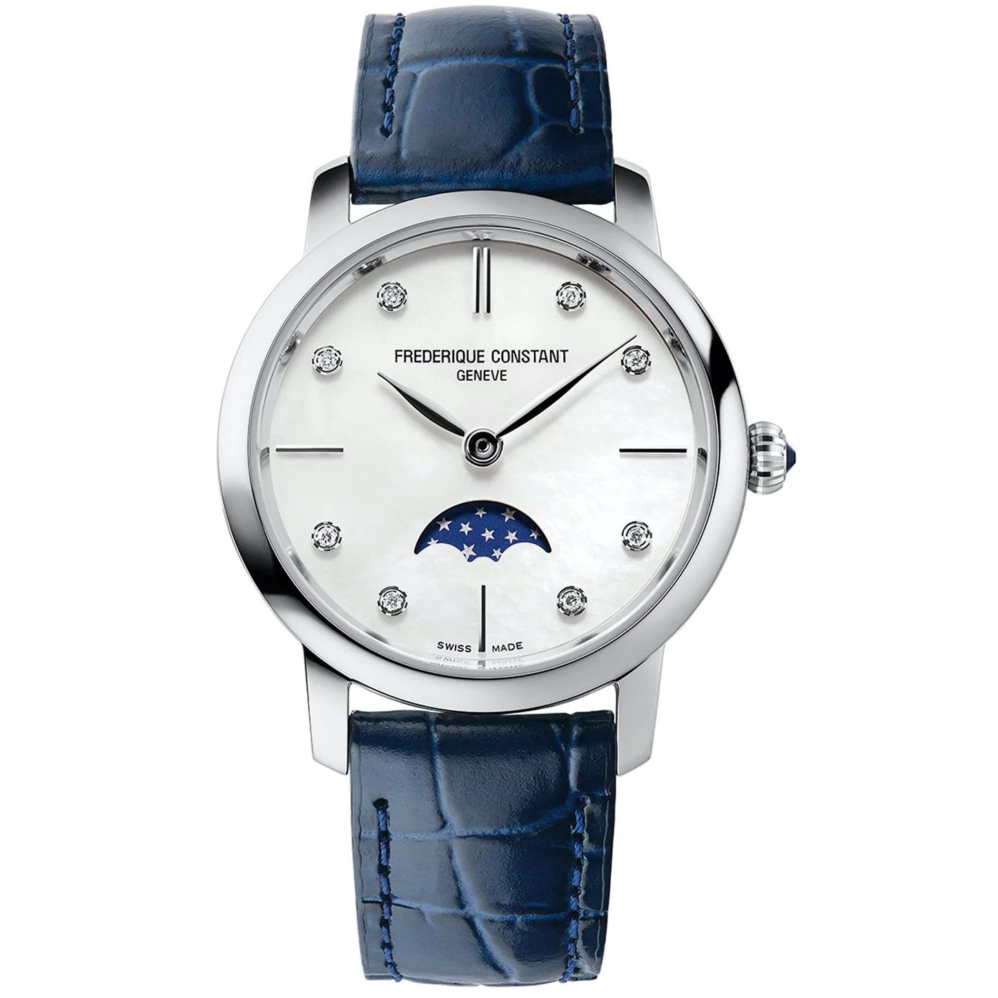 FREDERIQUE CONSTANT Ultra Slimline Moonphase Diamonds 30mm